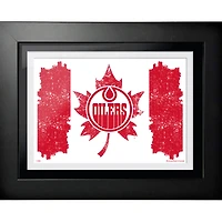 Edmonton Oilers 2023 Canada Day 12" x 16" Framed Photo
