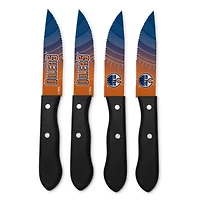 Edmonton Oilers 4-Piece Steak Knife Set