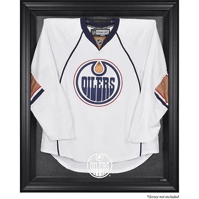 Vitrine encadrée noire pour maillot des Oilers d'Edmonton