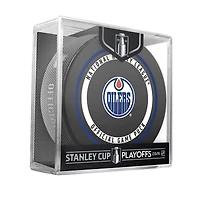 Edmonton Oilers Inglasco 2026 Stanley Cup Playoffs Official Game Puck