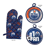 Edmonton Oilers Two-Piece Kitchen Mitt Set