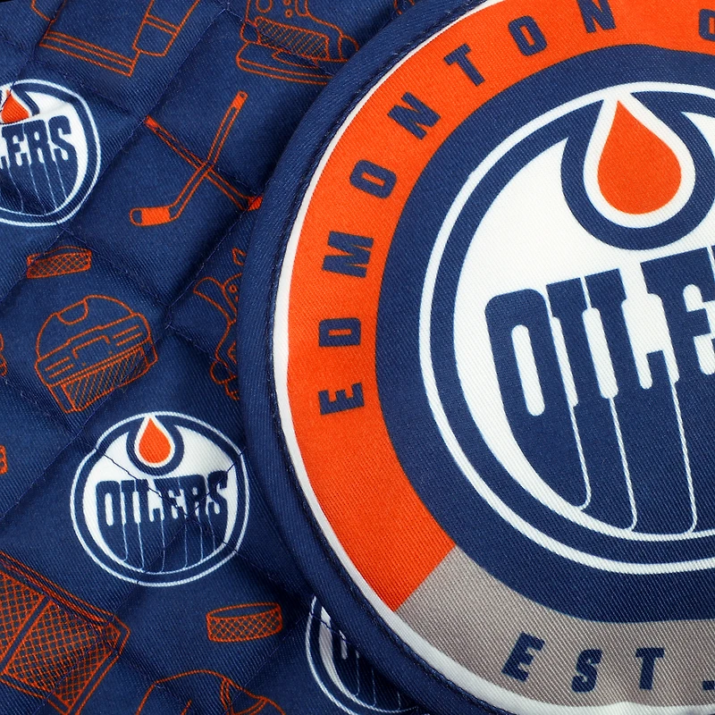 Edmonton Oilers Two-Piece Kitchen Mitt Set
