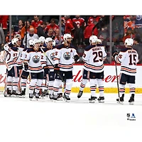 Edmonton Oilers Unsigned 2019-20 Team Celebration Photo