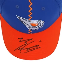 Casquette rétro inversée autographiée par Evan Bouchard des Oilers d'Edmonton 2022-23