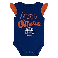 Ensemble deux pièces pour bébé fille Outerstuff Edmonton Oilers Team Star