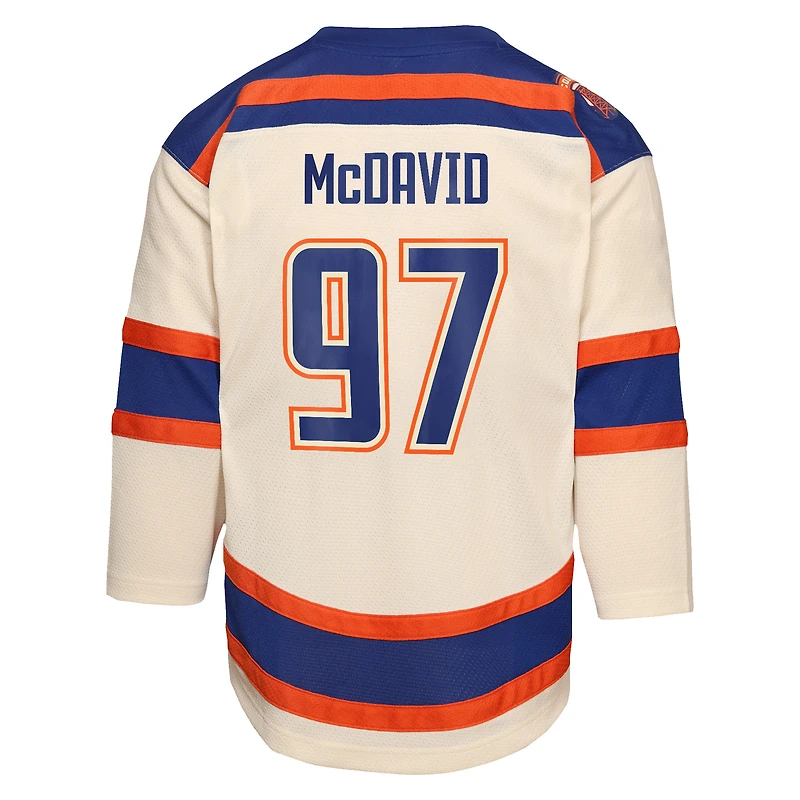 Infant Connor McDavid Light Beige Edmonton Oilers Alternate Replica Jersey