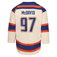 Infant Connor McDavid Light Beige Edmonton Oilers Alternate Replica Jersey