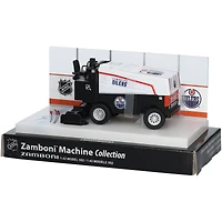 Zamboni miniature en métal moulé sous pression à l'échelle 1:43, autographiée par Leon Draisaitl des Oilers d'Edmonton