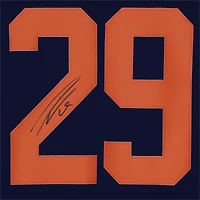 Maillot alternatif dédicacé par Leon Draisaitl des Oilers d'Edmonton, Navy Fanatics Breakaway