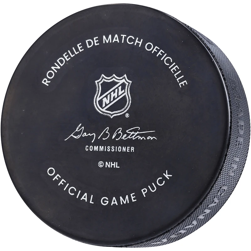 Leon Draisaitl Edmonton Oilers Autographed Official Game Puck
