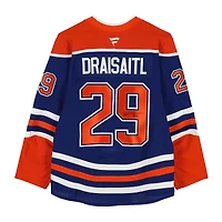 Leon Draisaitl Edmonton Oilers Autographed Royal Fanatics Authentic Pro Jersey