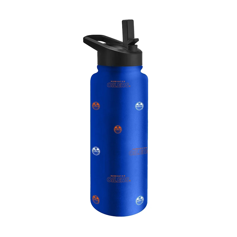 Logo Brands Edmonton Oilers 34oz. Steep and Repeat Quencher Bottle