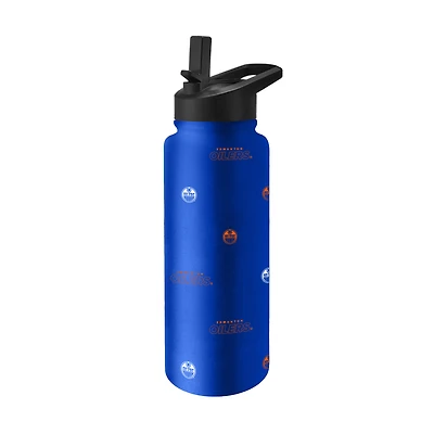 Bouteille de 34 oz (964 ml) de boisson rafraîchissante Logo Brands Edmonton Oilers