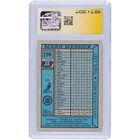 Mark Messier Edmonton Oilers Carte autographiée Bowman #199 1990-91 CGC Fanatics Witnessed Authenticated Auto 10 avec l'inscription "HOF 2007"