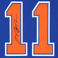 Maillot réplique autographié bleu Mitchell & Ness des Oilers d'Edmonton par Mark Messier
