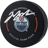 Mark Messier Edmonton Oilers Autographed Official Game Puck