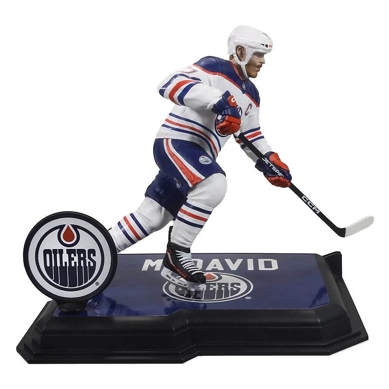 Figurine articulée Connor McDavid des Oilers d'Edmonton de 18 cm (7 pouces) de McFarlane Toys