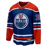 Men's Fanatics Tristan Jarry Royal Edmonton Oilers Home Premier Breakaway Player Jersey