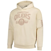 Sweat à capuche kaki Levelwear Connor McDavid pour homme avec nom et numéro des Oilers d'Edmonton