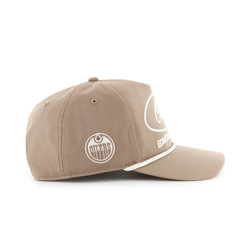 Men's '47 Brown Edmonton Oilers Foundational Hitch Adjustable Hat