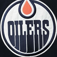 Sweat à capuche bleu marine Connor McDavid 47 pour homme, avec nom et numéro de joueur des Oilers d'Edmonton