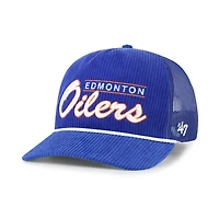Men's '47  Royal Edmonton Oilers Double Header Mesh Hitch Adjustable Hat