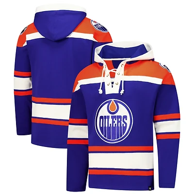 Men's '47  Royal Edmonton Oilers Superior Lacer Hoodie