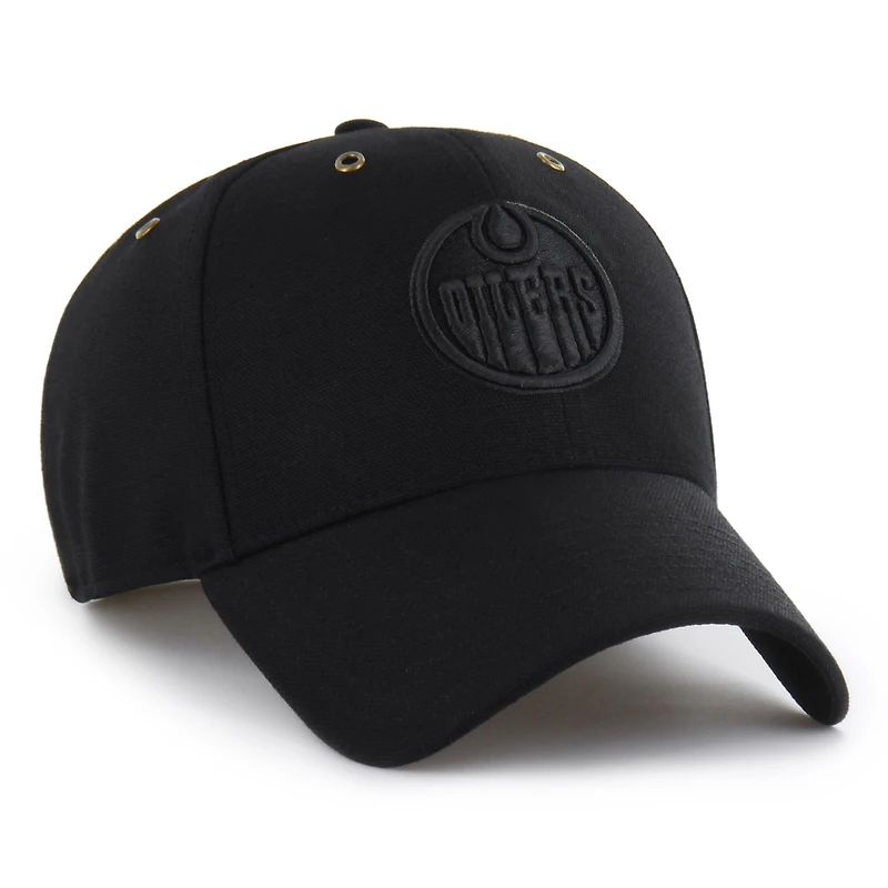 Men's Carhartt x '47 Black Edmonton Oilers MVP Adjustable Hat