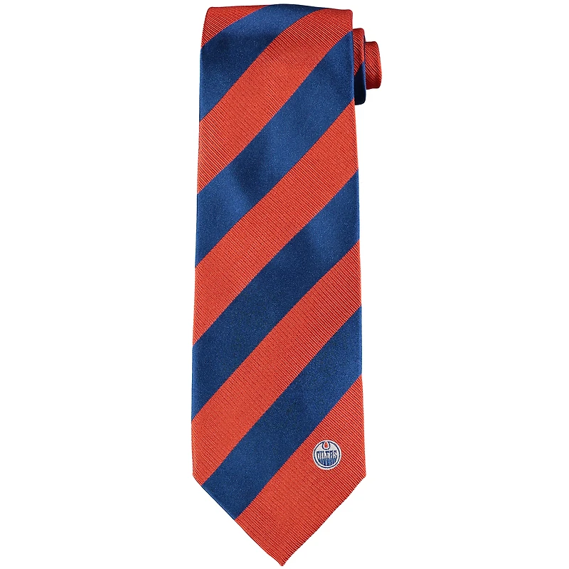 Men's Edmonton Oilers Regiment Woven Silk Tie