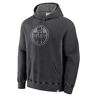 Men's Fanatics Black Edmonton Oilers Made Canada Fleece Pullover Hoodie