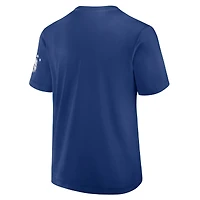 Men's Fanatics Blue Edmonton Oilers Decades Collection Made To Last T-Shirt