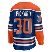 Men's Fanatics Calvin Pickard Royal Edmonton Oilers Home Premier Breakaway Player Jersey