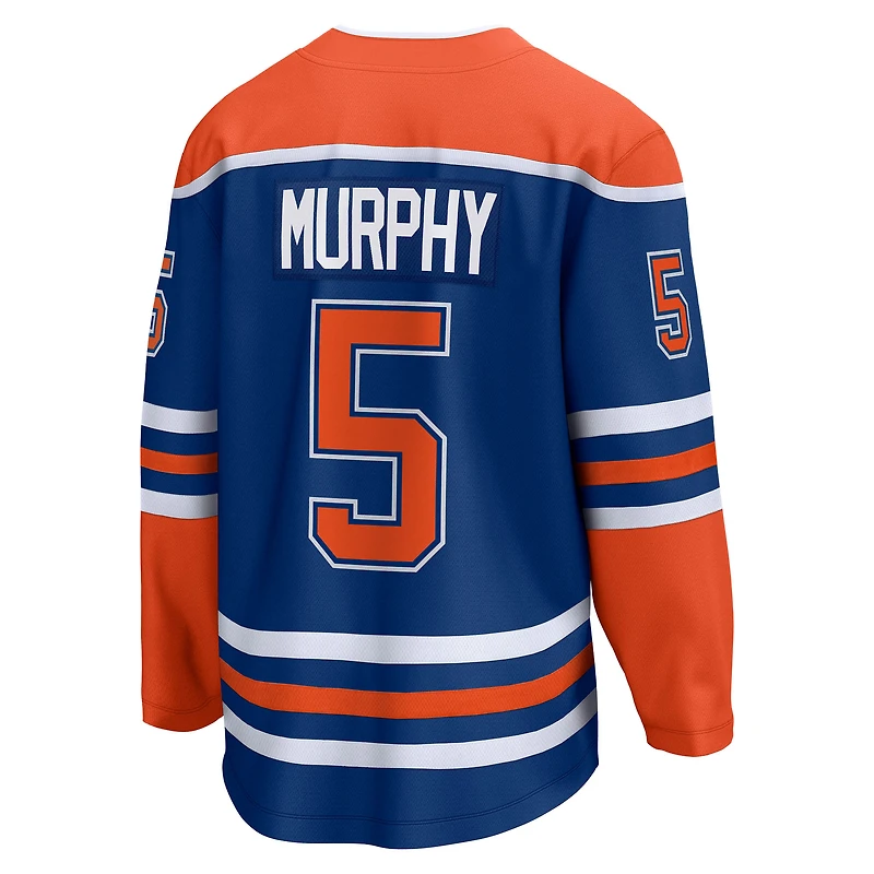 Men's Fanatics Connor Murphy Royal Edmonton Oilers Home Breakaway Jersey