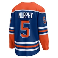 Men's Fanatics Connor Murphy Royal Edmonton Oilers Home Breakaway Jersey