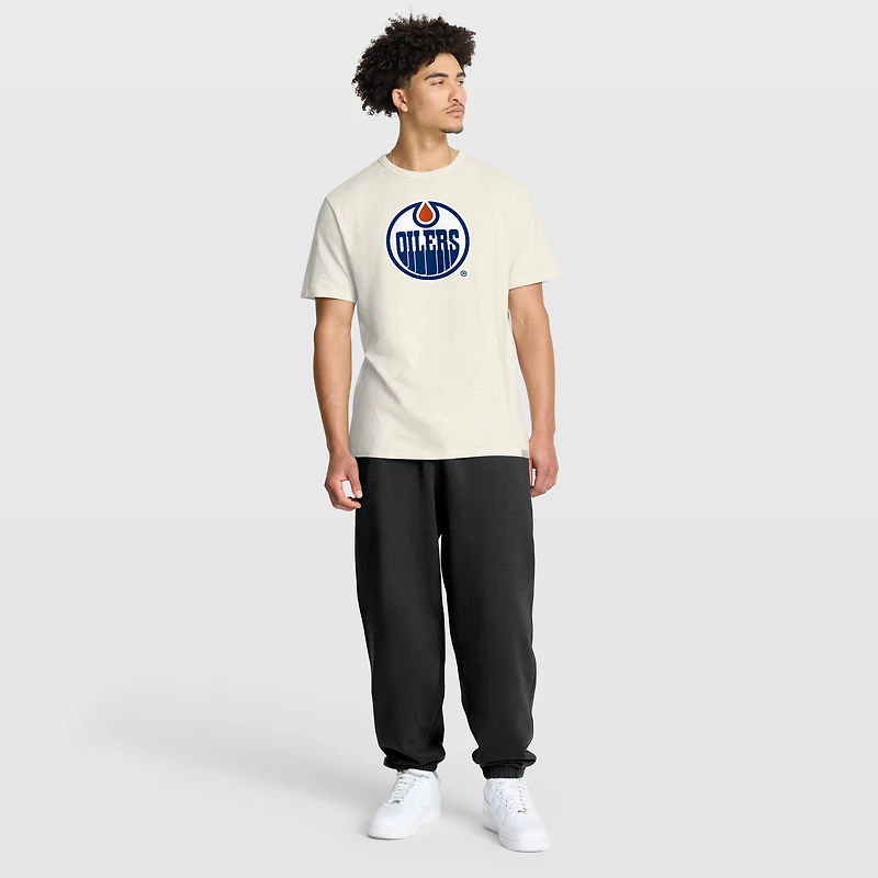 T-shirt Fanatics crème pour homme, motif stade des Oilers d'Edmonton