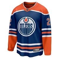 Maillot domicile Breakaway Evan Bouchard des Royal Edmonton Oilers (Fanatics) pour homme