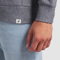 Men's Fanatics Heather Gray Edmonton Oilers Decades Collection Legendary Fleece Pullover Sweatshirt