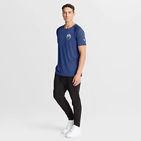 Men's Fanatics Heather Royal Edmonton Oilers Authentic Pro Rink Raglan Performance T-Shirt