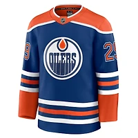 Men's Fanatics Leon Draisaitl Royal Edmonton Oilers Home Premium Player Jersey