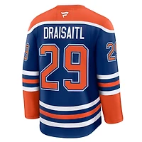 Men's Fanatics Leon Draisaitl Royal Edmonton Oilers Home Premium Player Jersey