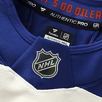 Men's Fanatics Royal Edmonton Oilers Home Authentic Pro Jersey