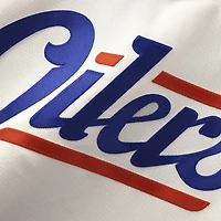 Men's Fanatics White Edmonton Oilers Away Premium Custom Jersey