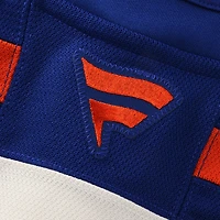 Maillot Fanatics blanc de qualité supérieure pour homme des Oilers d'Edmonton à l'extérieur