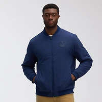 Men's Fanatics Navy Edmonton Oilers Authentic Pro Road Lightweight Full-Zip Bomber Jacket