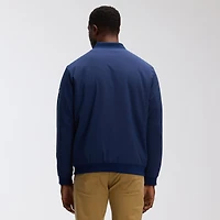 Men's Fanatics Navy Edmonton Oilers Authentic Pro Road Lightweight Full-Zip Bomber Jacket