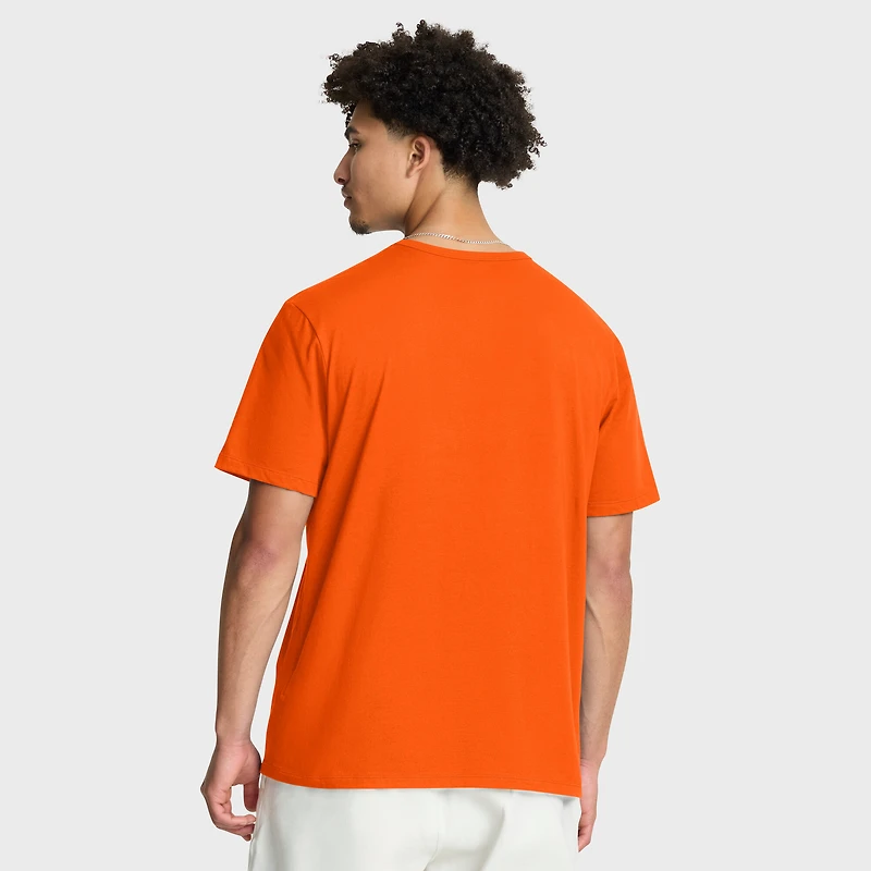 Men's Fanatics Orange Edmonton Oilers Authentic Pro Primary T-Shirt