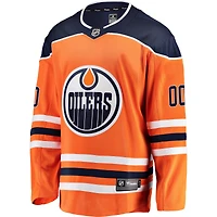 Men's Fanatics Orange Edmonton Oilers Breakaway - Custom Jersey