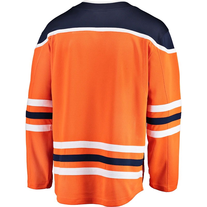 Men's Fanatics Orange Edmonton Oilers Breakaway Home Jersey