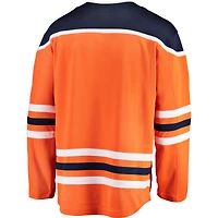 Men's Fanatics Orange Edmonton Oilers Breakaway Home Jersey