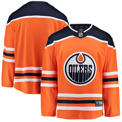 Hommes fanatiques de marque Royal Edmonton Oilers Breakaway - Maillot vierge